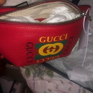 Gucci  vintage logo Fanny pack